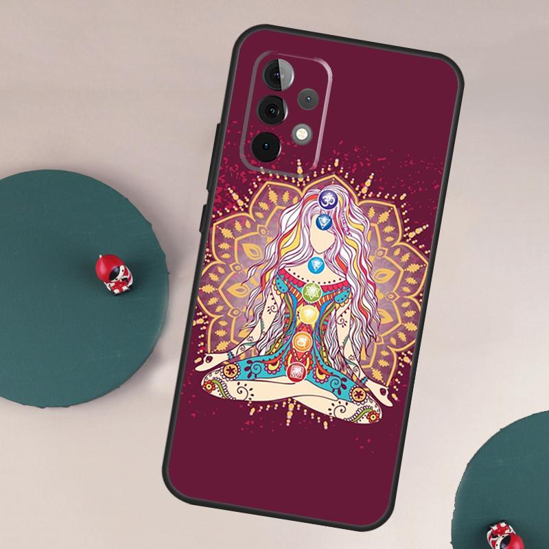 

Mandala Chakra Insist Yoga Cover For Samsung Galaxy A04S A21S A13 A23 A33 A53 A73 A51 A71 A50 A12 A22 A32 A52S Case Samsung A32 5G