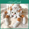Soft Plush Spider Toy With Large Eyes And Red Nose For Kids And Teens
