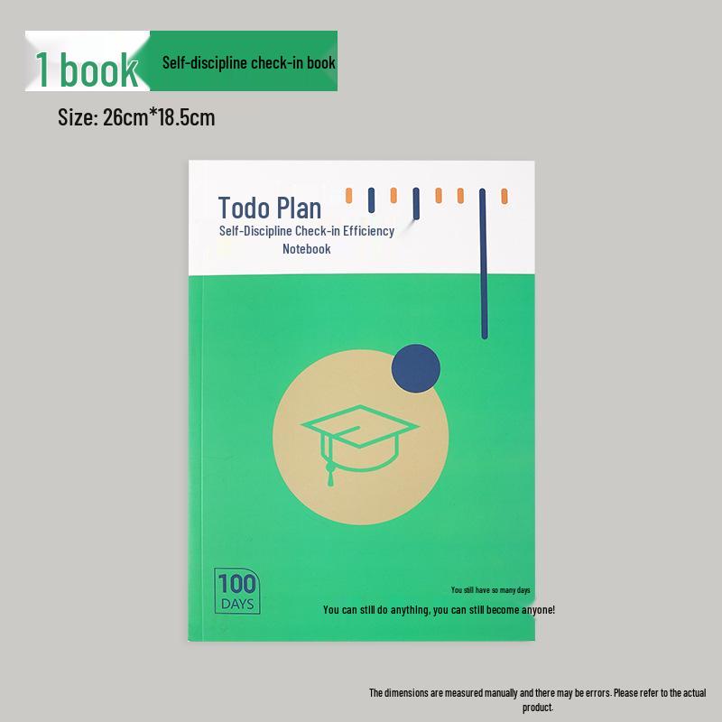 

Postgraduate Exam Efficiency Journal: Daily Self-Discipline & Schedule Planner