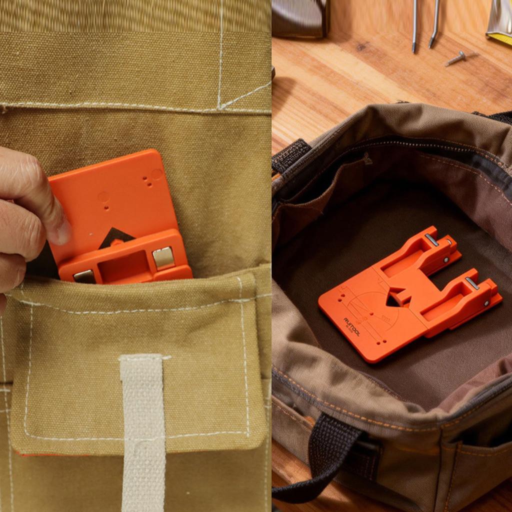Magnetic Cabinet Door Hinge Alignment Tool Leveling Alignment Mounting Assist for Professional Woodworkers Home Renovation