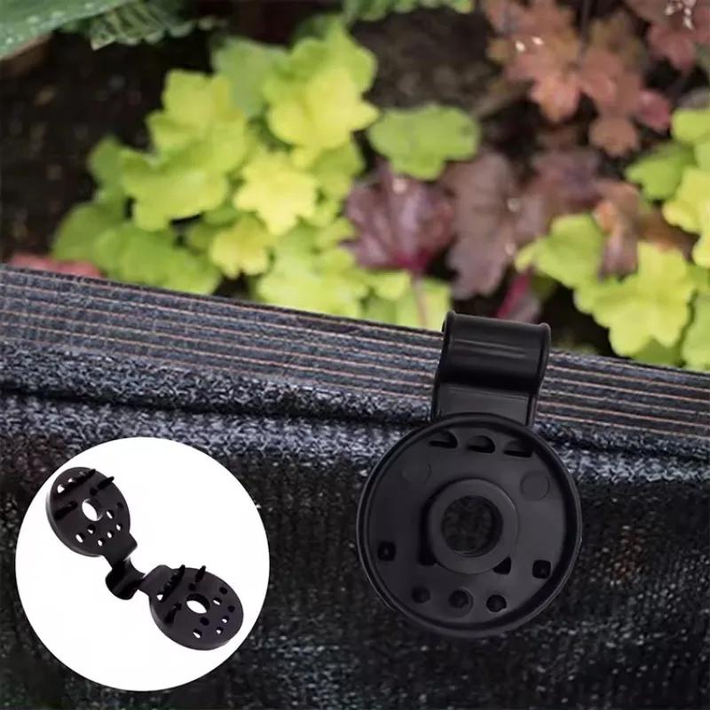 50-200pcs Shade Cloth Plastic Clips Sun Shade Net Clips Greenhouse Fabric Fix Clamps Accessories Grommet Fence Netting Hook