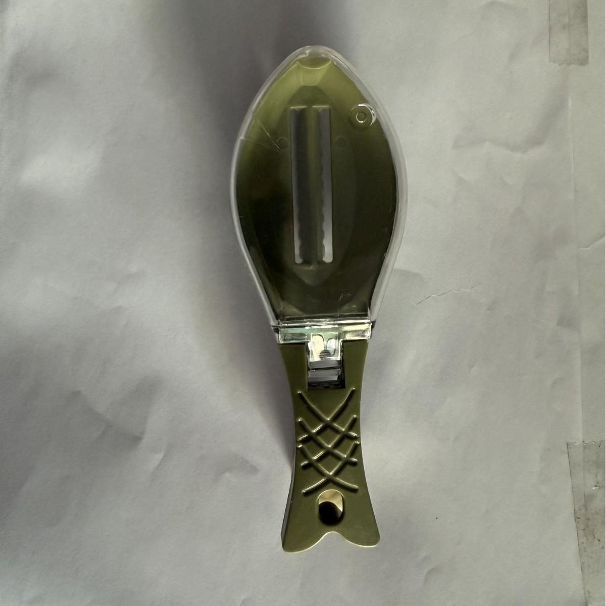 

Ручной Артфакт для Убийства и Чистки Чешуи Рыбы Кухонный Без Повреждения Рук Домашний Креативный Скребок в Форме Рыбы светло-серый