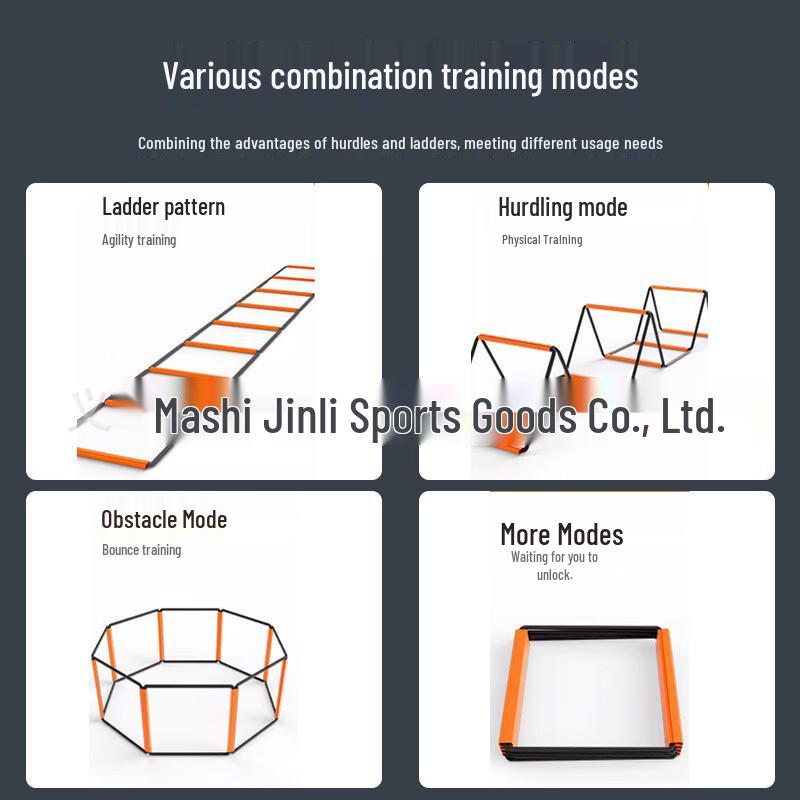 Foldable & Connectable Footwork Agility Ladder