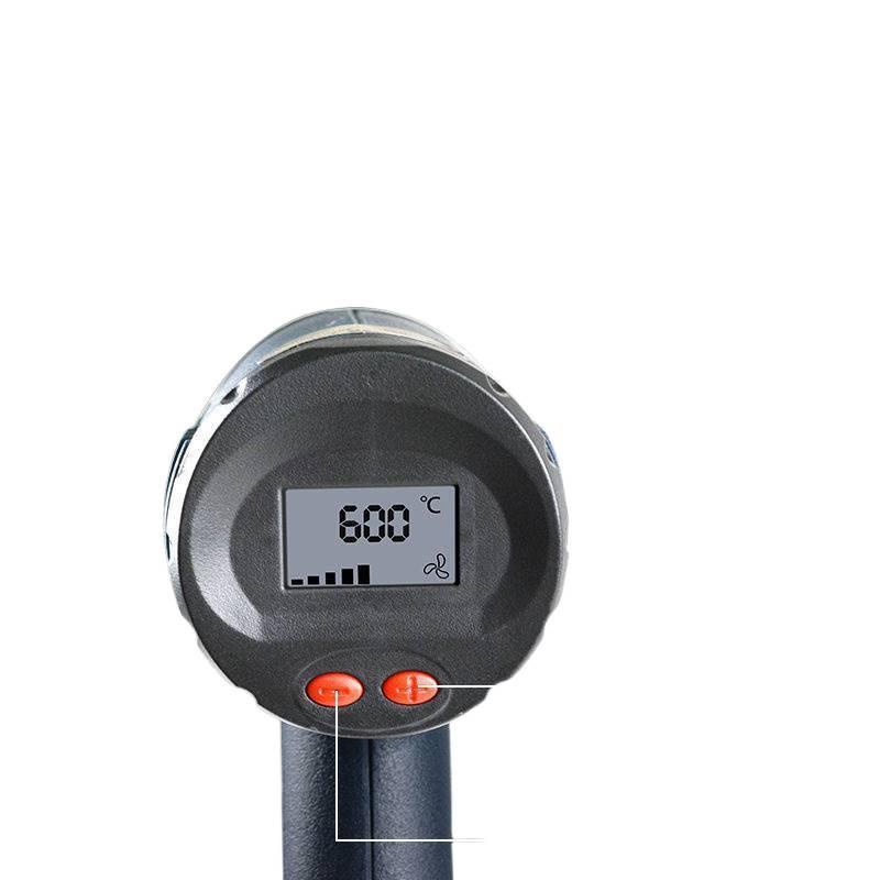 Digital Heat Gun: Adjustable Temperature Hot Air Gun for Car Wrapping & Heat Shrink with Display