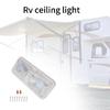 Marine Interior Lighting Ceiling Double Dome Light Replacement 2835SMD Dome Light for Marine Trailer 12V LED Light