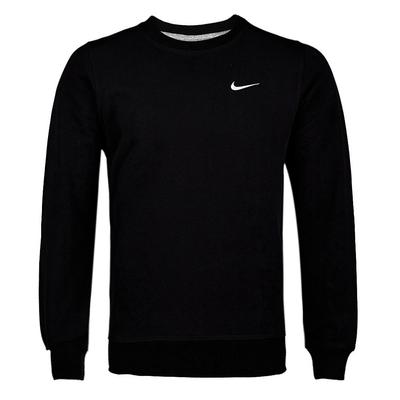 Knitted Comfortable Breathable Embroidered Sports Casual Simple Pullover Sweatshirt Men Sweatshirt Black 637903-010