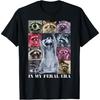 In meiner wilden Ära Lustiges Waschbär Tier Meme Waschbären Team Müll T-Shirt