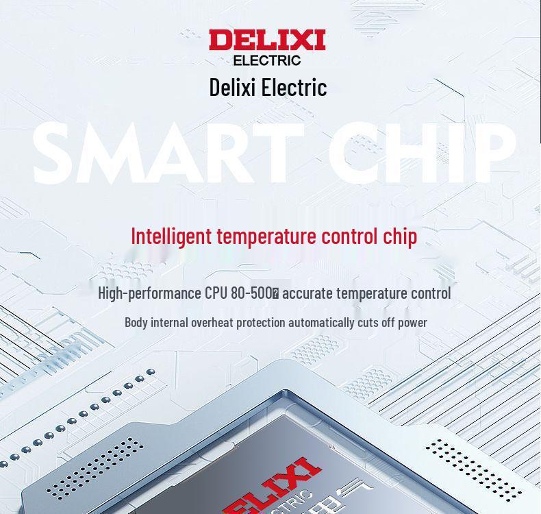 Delixi T12 High Power Electric Soldering Station with Digital Display Temperature Control for DIY Repair and Welding.