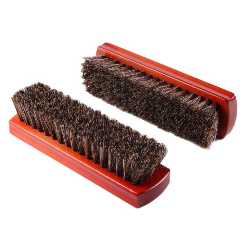 Large Size Horsehair Brush, Cleaning Brush, Shoe Polish Brush, Polishing Brush, Multi-purpose Universal Waxing Polishing Brush
