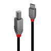 Cablu Lindy USB 2.0 Tip C la A 3M Anthra Line 5M11F25552, 36943