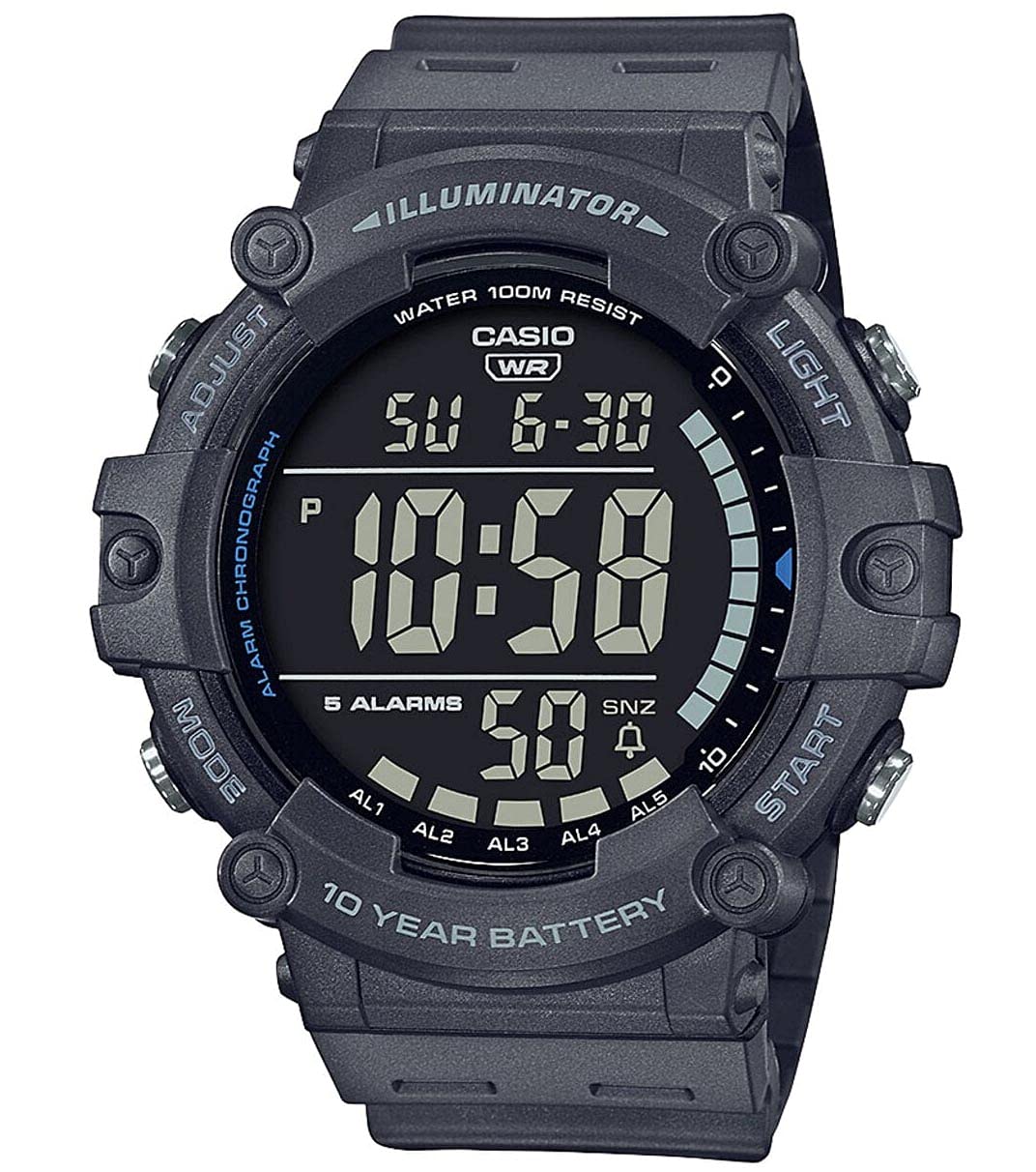 

Casio Digital (Model AE-1500WH-8BVEF) Black, Black, Bracelet.