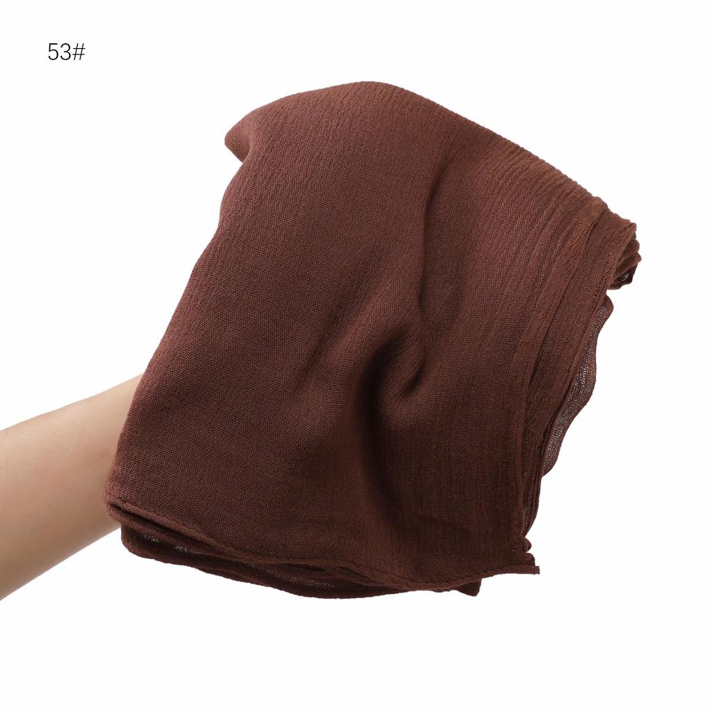 Foulard Hijab en coton rayonne uni uni pour femme, grande taille, châles et enveloppes de haute qualité, bandeau musulman, turban islamique