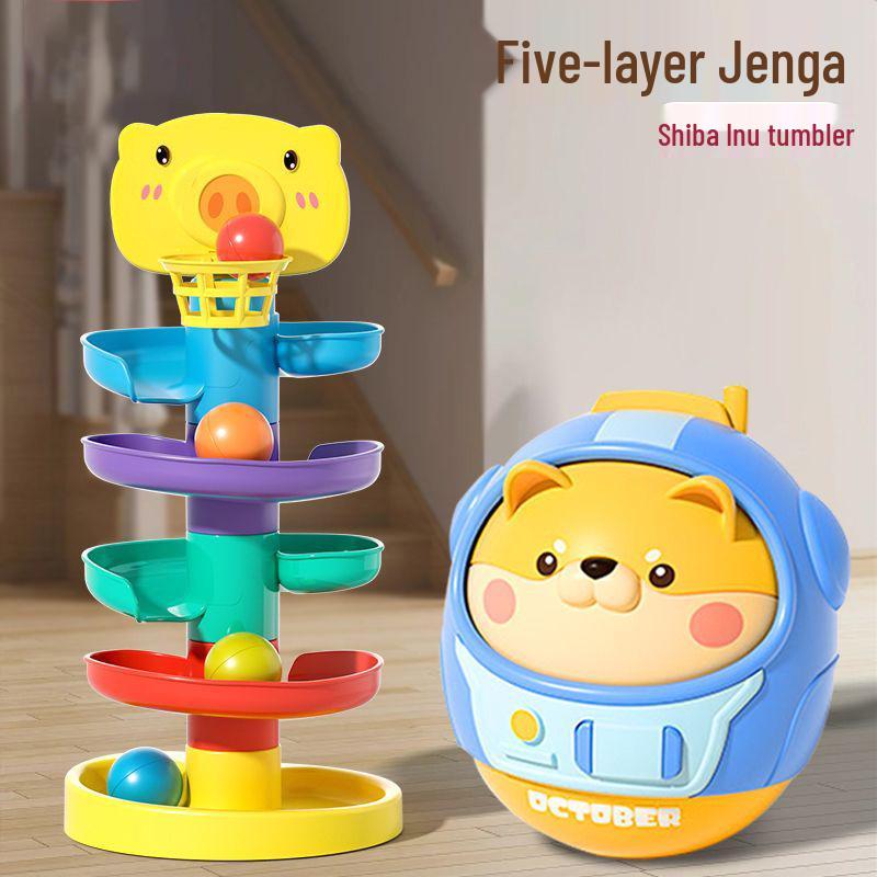 Stacking & Spinning Educational Toy for Babies 6 Months to 3 Years