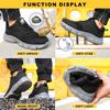 Breathable Safety Shoes Steel Toe Boots For Men Anti-Drop Cushioned Anti-Puncture Work Sneakers Slip Resistant Work Shoes