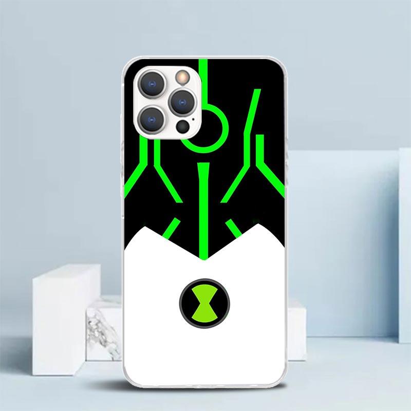 

Cartoon Ben 10 Phone Case For IPhone 16 17 Air 16E 15 14 Plus 13 Mini 12 11 Pro Max 7 8 + SE 2020 Soft TPU Back Cover 16 17 Air iPhone 15 Plus