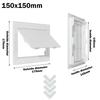 Pannello di accesso bianco Porta Foro di ispezione rimovibile Piastra di copertura dello sportello Porte Parete Soffitto
