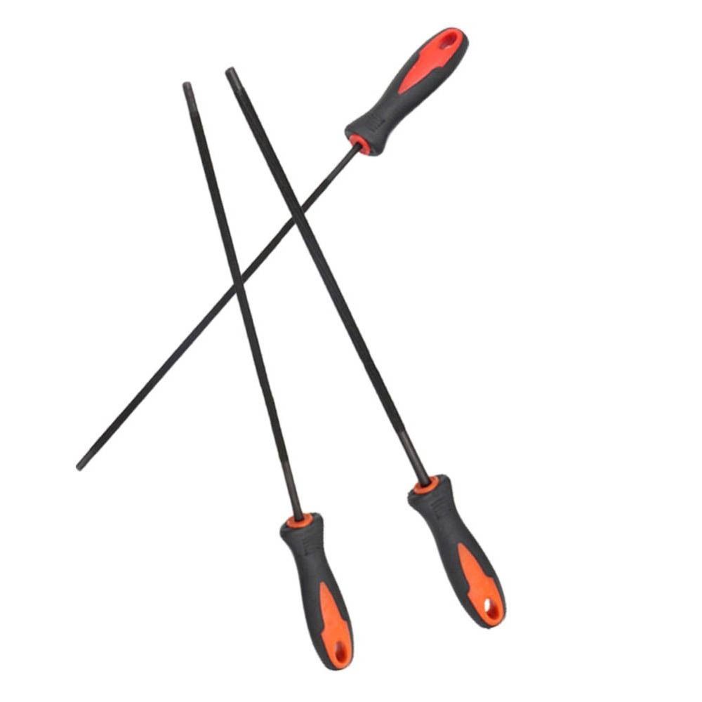 Polishing Chainsaw Round Files Carving Sawing File 4mm/4.8mm/5.5mm Saw Chain Files Woodworking