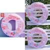 2024 New Cartoon Cherry Rabbit Swim Ring Adult Inflatable Underarm Swim Ring Pvc Glitter Swim Ring