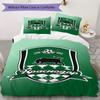 Fc Krasnodar Pattern Bedding uilt Set uilt Cover Pillowcase Home Decoration Birthday Gift (1*duvet cover + 2*pillowcase without core)
