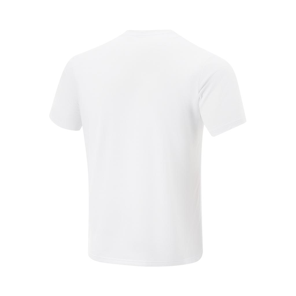 Li Ning Cool Tea T Casual Sports Versatile Comfortable Breathable Short Sleeve T-Shirt Men T-Shirts Standard-White ATSV509-1