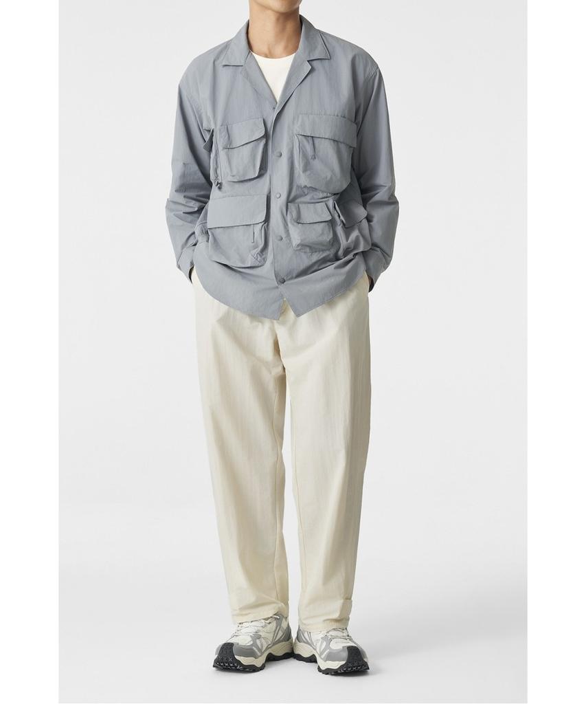 Koolongseupocheu [Atelier Line] Men'S Double-Pleat Loose Fit Easy Pants 6Mpns26501Cre