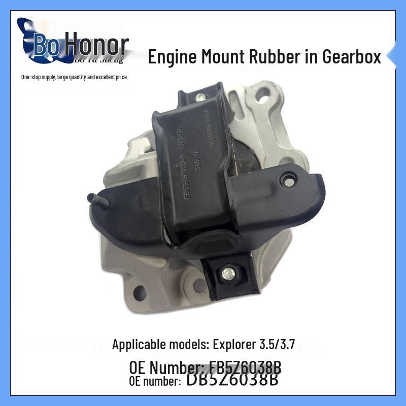 

Explorer 3.5/3.7 Engine Mount Center Transmission Rubber (FB5Z6038B, DB5Z6038B) Vertical Dimension