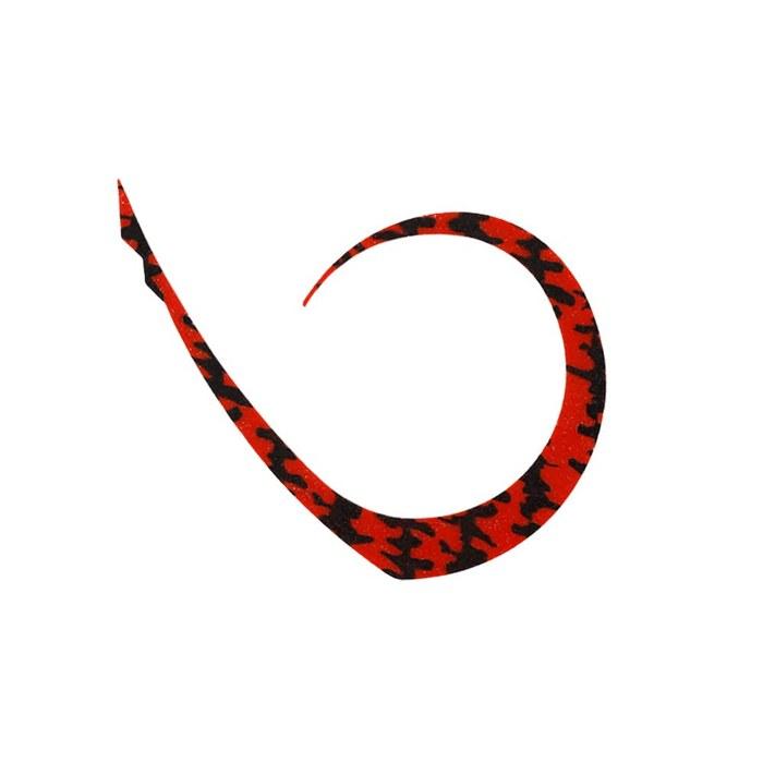 JACKALL Binbin Switch T+ Tie Master Curly F-0187 Shima Shima Red