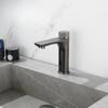 Sensor Bathroom Faucet Cold and Hot Deck Mounted Tap Brass Material Battery-powered Basin Sink Tap