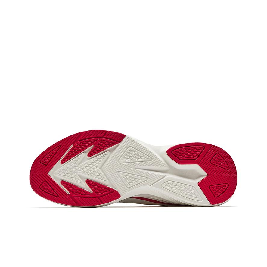 Anta Poison Sting 6 Comfortable Sports Shock Absorption Lightweight Low Top Running Shoes Men Sneaker White Red 912515511-10