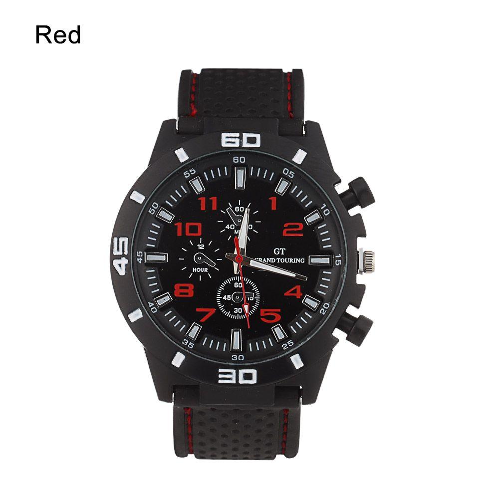 High Quality Student Silica Gel Strap Mens Watches Sports Watch Wristwatches Quartz