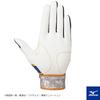 Mizuno Batting Licensed JL Size Baseball/Softball Glove, One-Piece, Product, Junior, 1EJEY546, Blue/Orange/Gold,