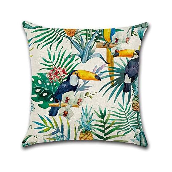 Set of 4 Cushion Covers Scandinavian Flax Simple Cushion Cover Stylish Classic Sofa Backrest Body Pillow Car Interior Decoration Wedding Gift Present