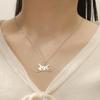 Cat Kitten Head Necklace Stainless Steel Animal Pendant Women's Necklace Cute Jewelry Birthday Gifts 2026 New Wholesale