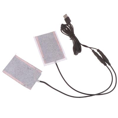 Calentador de calefacción Usb portátil, placa calentadora de invierno para almohadilla, zapatos, guantes, 1 Juego