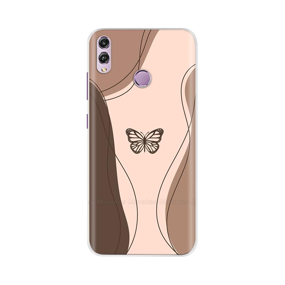 Für Honor 8X Hülle Mode Klare Bunte Weiche Handy-Rückabdeckung Für Huawei Honor 8X Silikon Funda Stoßfänger Schalen für Honor 8X