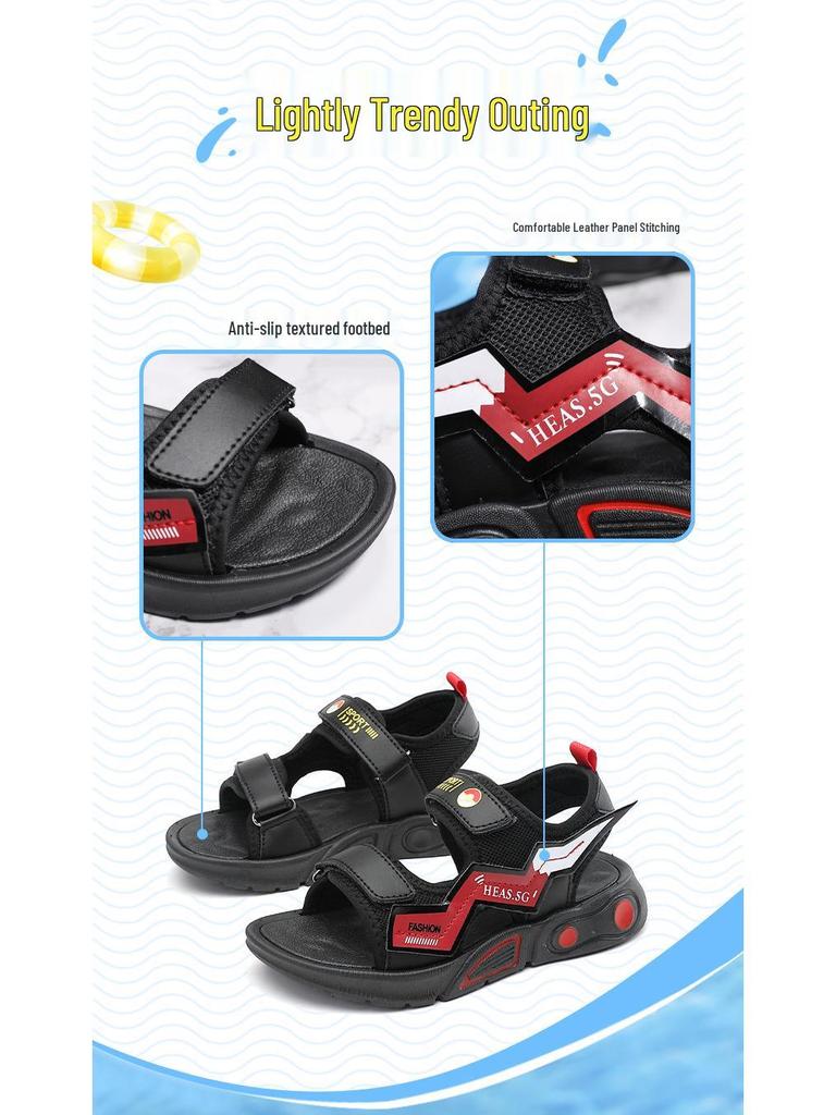 Sommer 2025 Jungen rutschfeste Sportsandalen: Weiche Sohle, Leichte Strand-Flip-Flops für Kinder