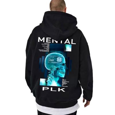 Rappare Plk Mental Album Grafisk Hoodie Herr Dam Hip Hop Mode Popmusik Sweatshirt Herrfleece Vintage Oversize Pullover