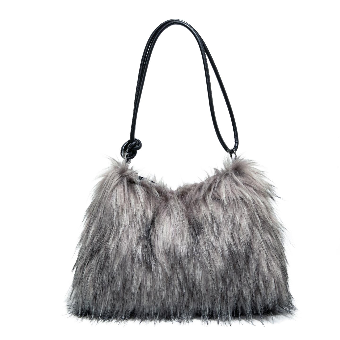 

Зимние Повседневные Пушистые Сумки Кроссбоди Через Плечо для Женщин Однотонные Мягкие Плюшевые Женские Клатчи Кошельки Сумки Легкие Женские Сумки-Хобо чёрный