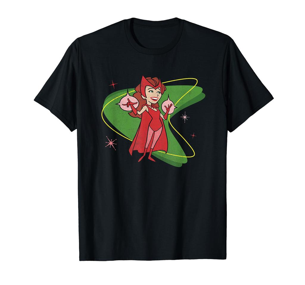 Marvel WandaVision Wanda Scarlet Witch 50s Retro T-Shirt