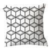 Simple New Square Geometric Plush Pillowcase Home Fabric Sofa Pillow Cushion Cover