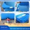 Square Canvas Swimming Pool: Thickened, Foldable Frame for Children & Home Use