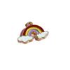 Alloy Drip Pendant Rainbow Cloud Diy Alloy Jewelry Accessories Headgear Earrings Rubber Band Earrings