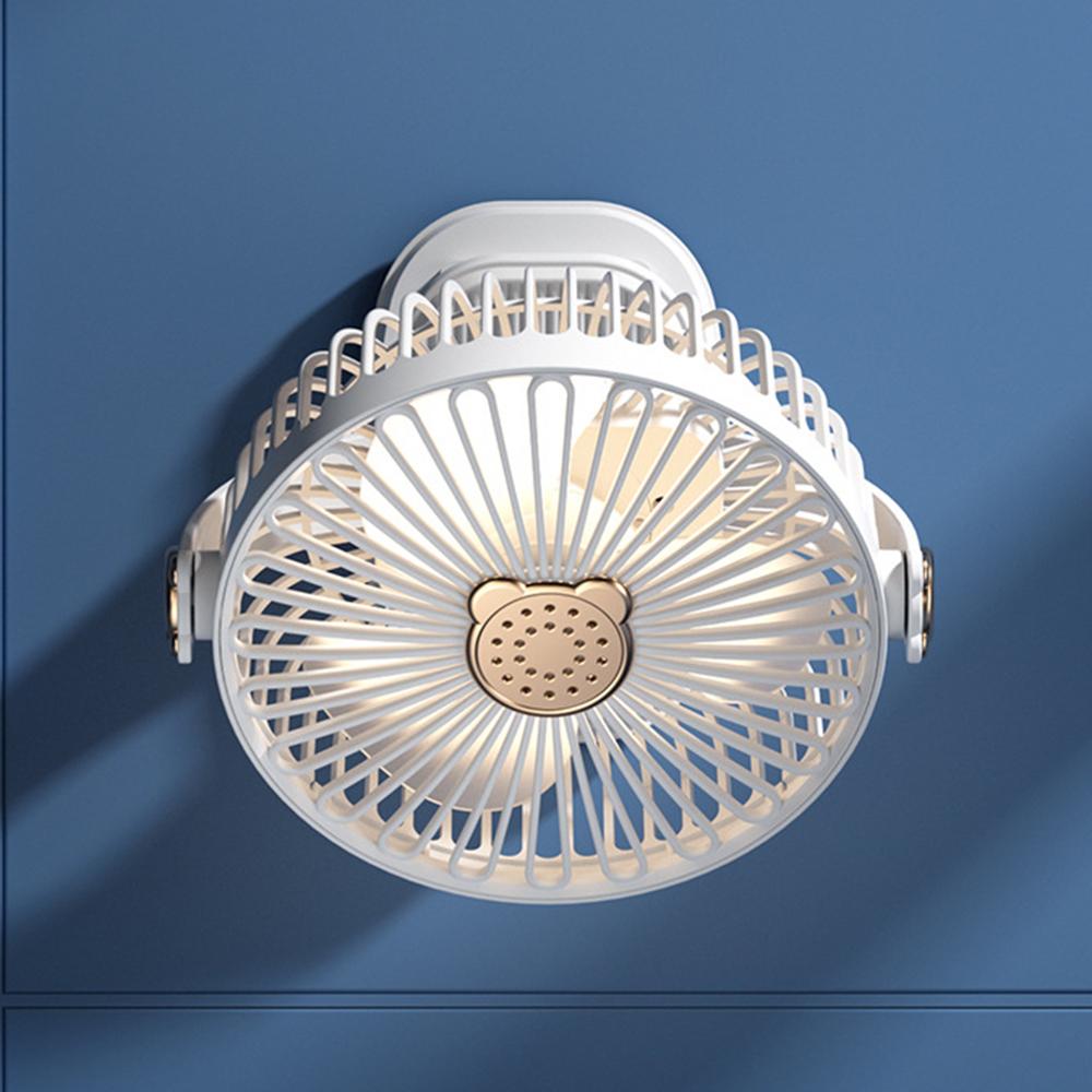 Rotation Desktop Hang Clip Fan Clip-On 3 In 1 Car Cooler Lightweight Ceiling Electric Fan  Outdoor