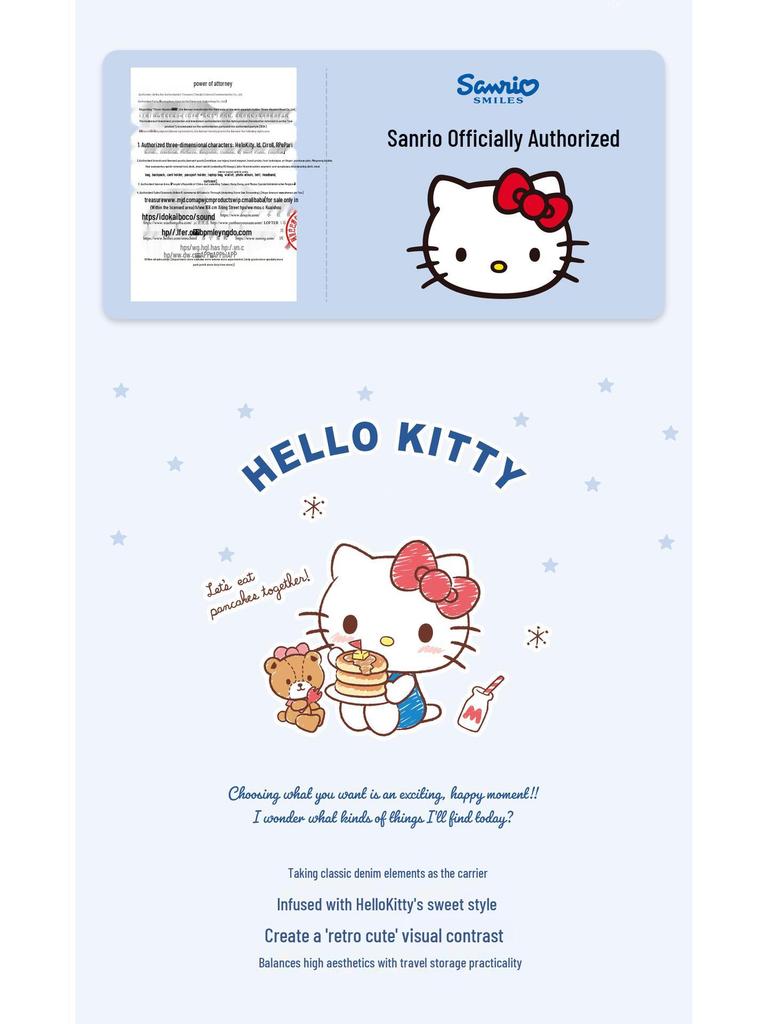 Sanrio Passport Holder & Card Organizer Wallet