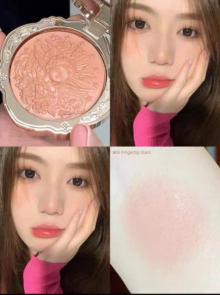 New Angel! Flower Know Little Angel Milk Pastry Blusher Expansion Atmosphere Concealer New Embossed Blush
