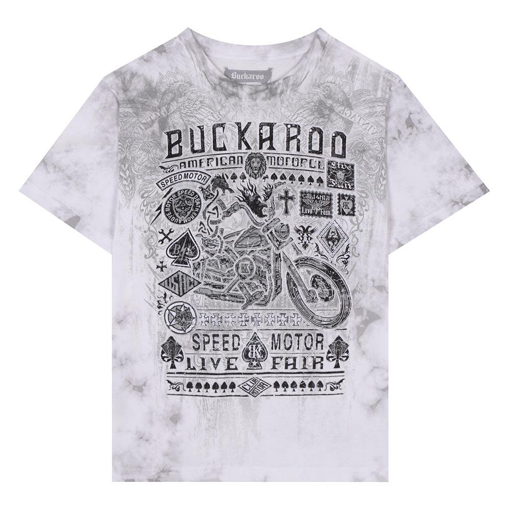 Burkeru Single Vintage Artwork Short Sleeve T-Shirt Off-White Off White_L