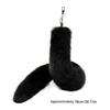 Faux Furs Foxes Tail Keychain Furs Foxes Tail Keyring Handbag Hangings Charms