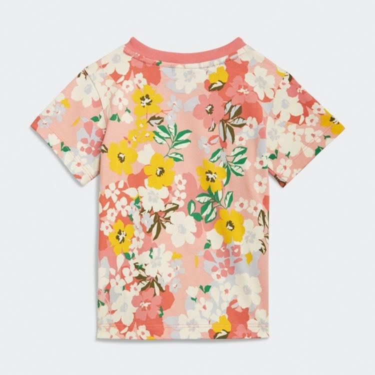 Adidas Originals HER STUDIO LONDON T Shirt Floral Pink Kids' GN2262