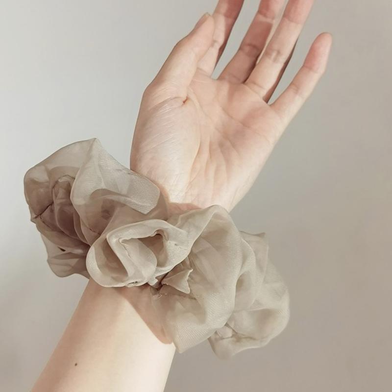 Romantic Hair Ties Scrunchies For Women Girls Unique Elegant Elastic Hair Ties Rubber Bands Hair Accessories Ponytail Holder
