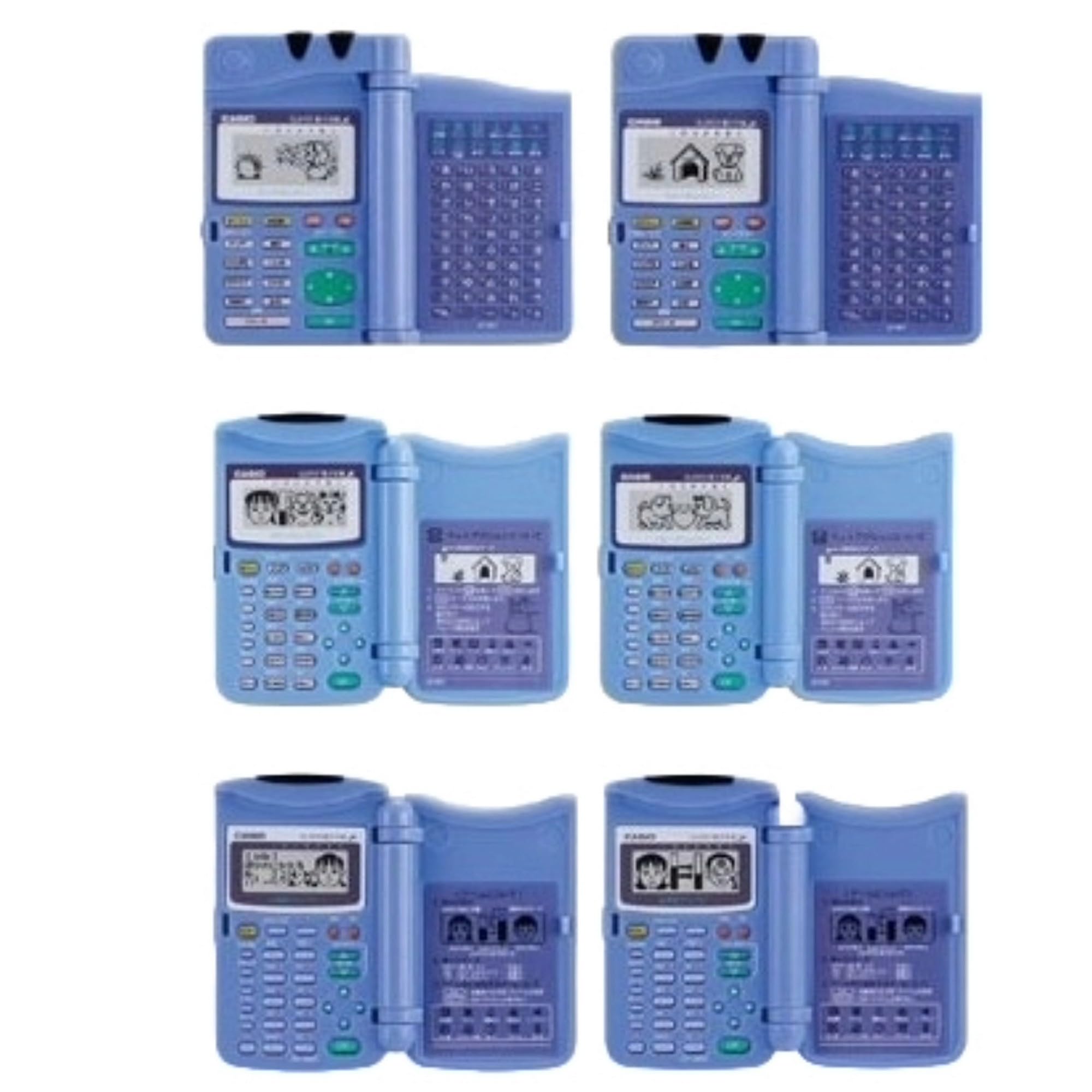 

Casio Electronic Planner Collection x Complete Set of Gachapon Capsule Toy 6,
